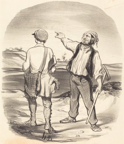 Widziałem zająca... osiem dni temu! autorstwa Honoré Daumier