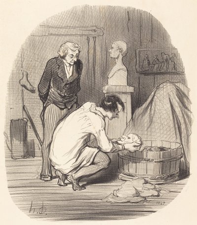 Artysta - to jest to!... autorstwa Honoré Daumier