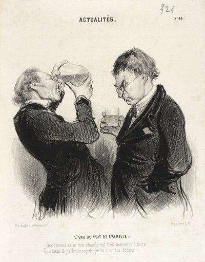 Woda ze studni w Grenelle autorstwa Honoré Daumier