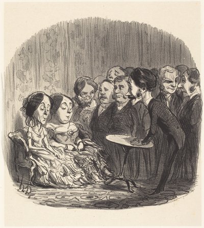 Poltergeist autorstwa Honoré Daumier