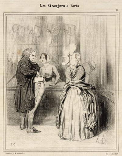 Kapelusz przywieziony z Paryża autorstwa Honoré Daumier