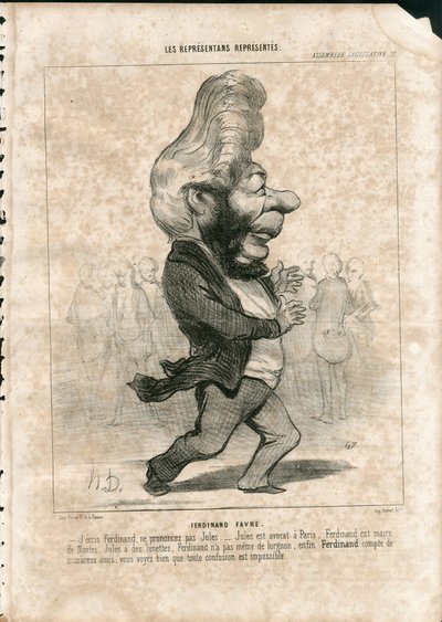 Charivari autorstwa Honoré Daumier