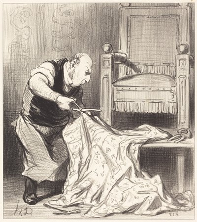 Nowa korona tapicerska... autorstwa Honoré Daumier
