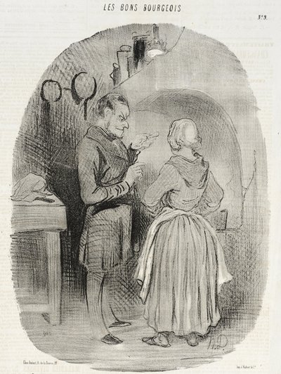 Żółtko nie zostało wystarczająco ubite... autorstwa Honoré Daumier