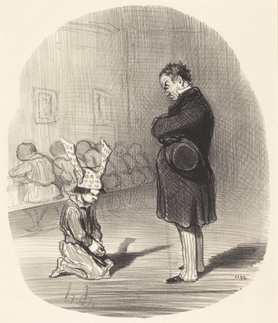 Następstwa powstania autorstwa Honoré Daumier