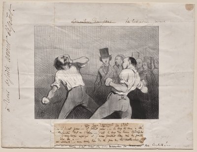 Lekcja zrozumienia w 1843 r. autorstwa Honoré Daumier