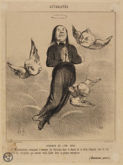 „Legenda roku 1850” autorstwa Honoré Daumier
