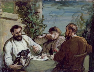 Lunch na wsi autorstwa Honoré Daumier