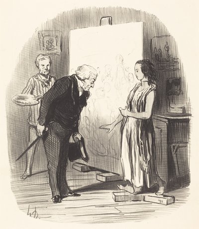 Madame, mam zaszczyt! autorstwa Honoré Daumier