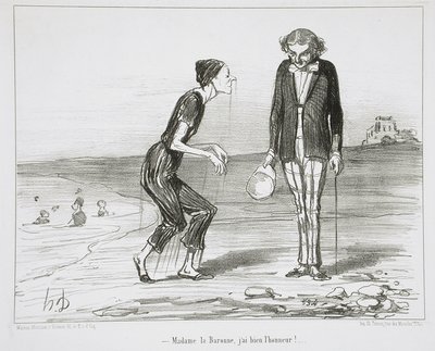 Madame la Baronne, mam zaszczyt! autorstwa Honoré Daumier