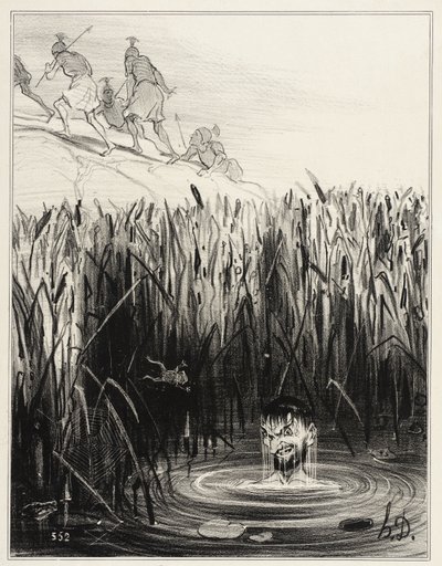 Mariusz w Minturnae autorstwa Honoré Daumier