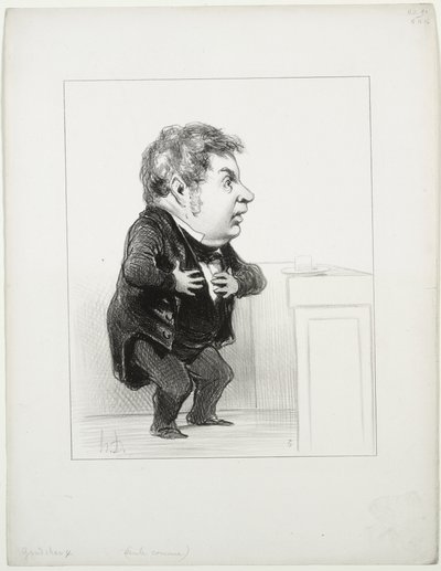 Michel Goudchaux autorstwa Honoré Daumier