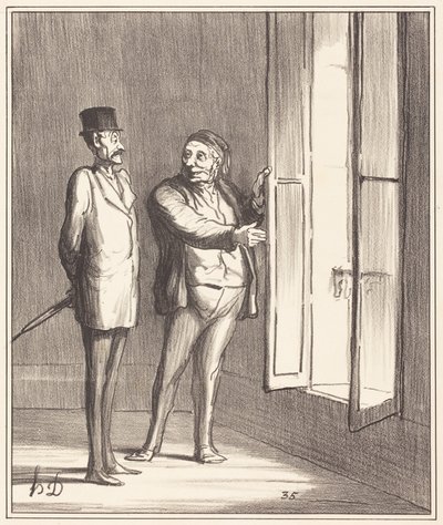 Pan będzie się tu czuł bardzo dobrze... autorstwa Honoré Daumier