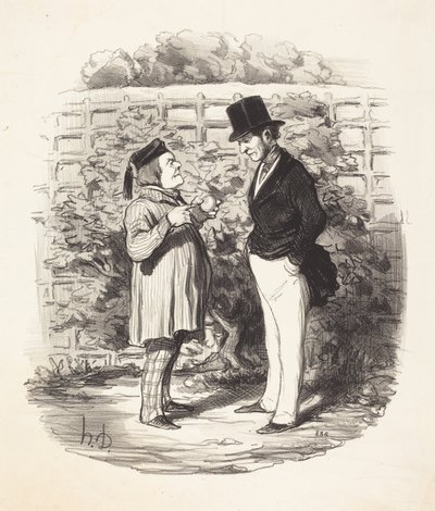 Panie, od dwudziestu lat dążę do zjednoczenia... autorstwa Honoré Daumier