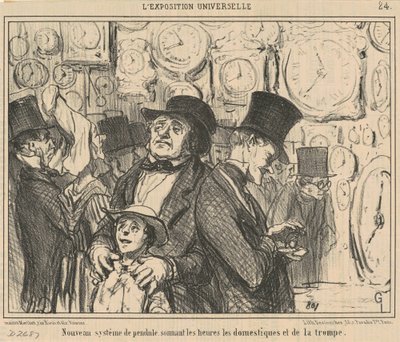 Nowy system wahadłowy... autorstwa Honoré Daumier
