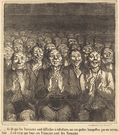 Mówi się, że paryżanie... autorstwa Honoré Daumier