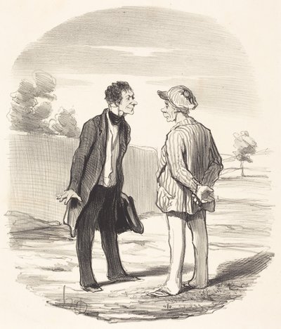 Tak, Monsieur Gimblet, porządek nie zostanie... przywrócony... autorstwa Honoré Daumier