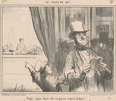 Tato... więc przyjdź i zobacz co jest... autorstwa Honoré Daumier