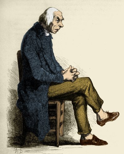 Ojciec Goriot autorstwa Honoré Daumier