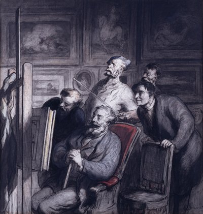 Amatorzy autorstwa Honoré Daumier