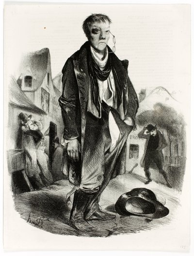 Pijak autorstwa Honoré Daumier