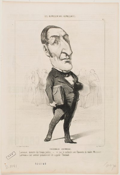Theobald Lacrosse autorstwa Honoré Daumier