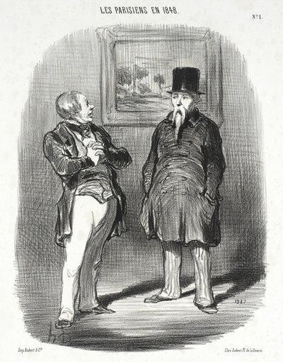 No proszę... Nie poznałem cię... autorstwa Honoré Daumier