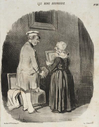 Patrz, żono, oto mój portret u dagerotypisty... autorstwa Honoré Daumier