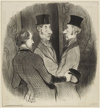 „Nowy kapelusz” autorstwa Honoré Daumier