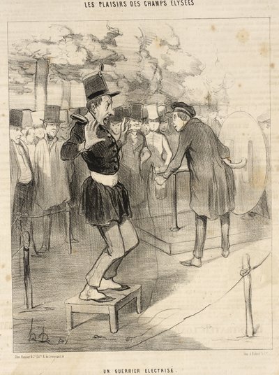 Zelektryzowany wojownik autorstwa Honoré Daumier