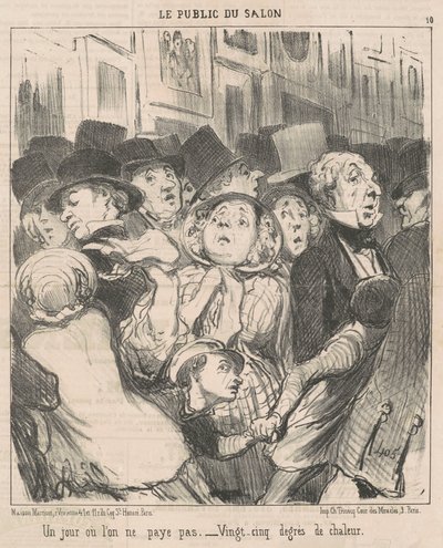 Dzień, w którym nie płacimy autorstwa Honoré Daumier