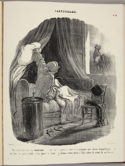 Czy przestaniesz z tym swoim kukuryku... autorstwa Honoré Daumier