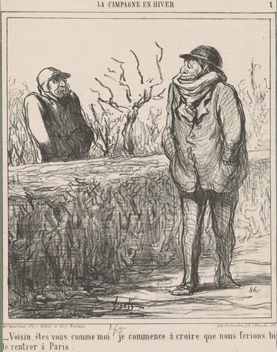 Sąsiedzie, jesteś taki jak ja? ... autorstwa Honoré Daumier