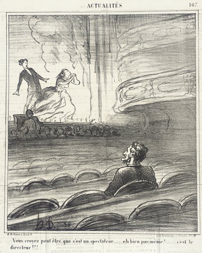 Myślicie... że to widz... autorstwa Honoré Daumier