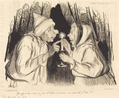 Nie ma nic lepszego na przeziębienie... autorstwa Honoré Daumier
