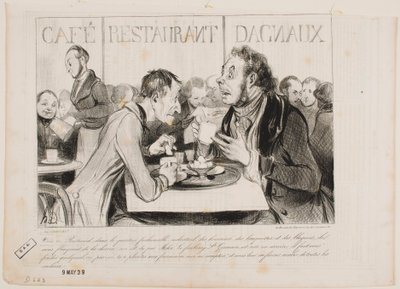 Widzisz, Bertrand, w tej modnej dzielnicy przemysłowców... autorstwa Honoré Daumier