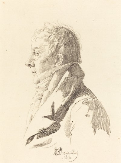 Portret mężczyzny autorstwa Honore Jean Dubois Duperray
