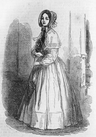 Julie Mercadet, ilustracja z Good Businessman (Le Faiseur) Honore de Balzac (1799-1850), wydanie francuskie autorstwa Honore de Balzac