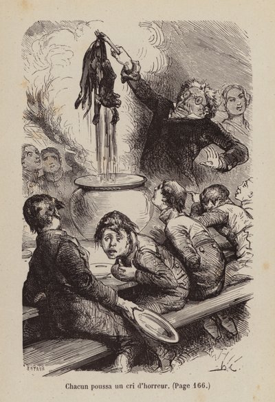 Ilustracja do Un Bon Petit Diable (grawerunek) autorstwa Horace (after) Castelli
