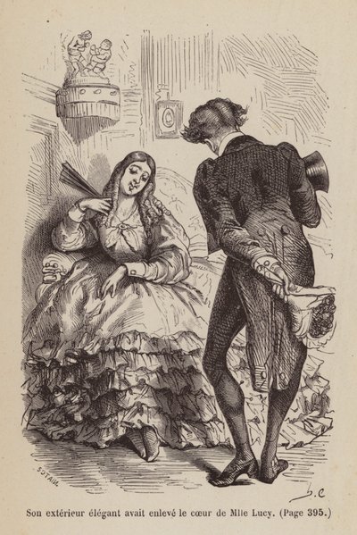 Ilustracja do Un Bon Petit Diable (grawerunek) autorstwa Horace (after) Castelli