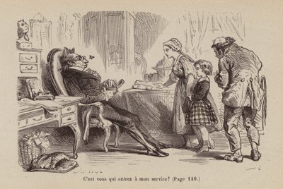 Ilustracja do Un Bon Petit Diable (grawerunek) autorstwa Horace (after) Castelli
