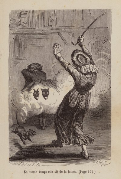 Ilustracja do Un Bon Petit Diable (grawerunek) autorstwa Horace (after) Castelli