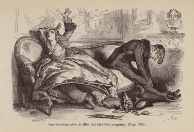Ilustracja do Un Bon Petit Diable (grawerunek) autorstwa Horace (after) Castelli
