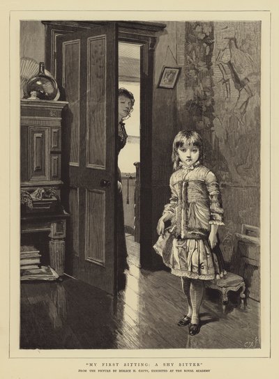 Moje pierwsze siedzenie, nieśmiała opiekunka autorstwa Horace Henry Cauty