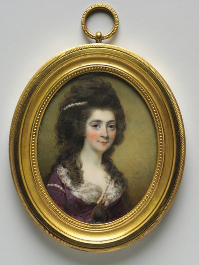 Portret kobiety, zwanej panią Close, 1786. autorstwa Horace Hone