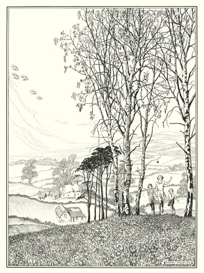 Kwiecień (litografia) autorstwa Horace J. Knowles
