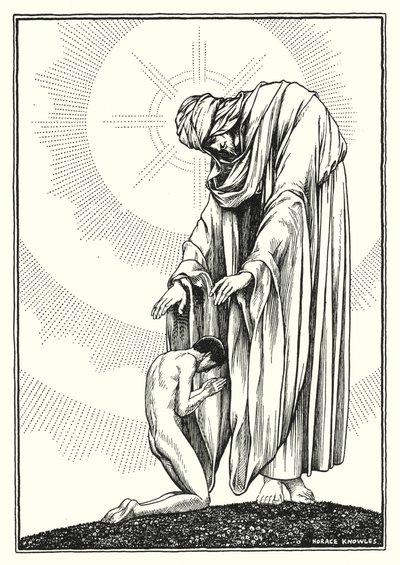 Ilustracja do Kazania na górze (grawerunek) autorstwa Horace J. Knowles