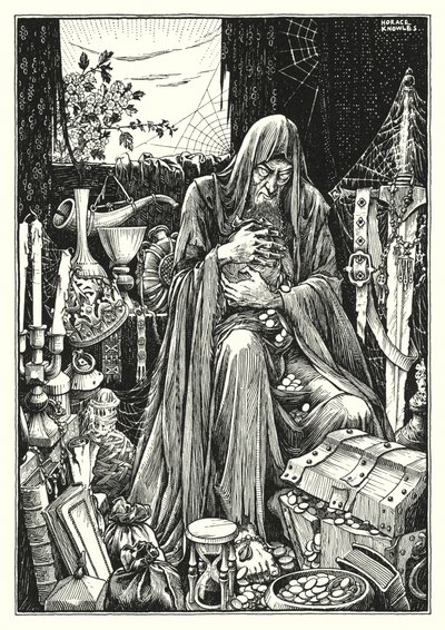 Ilustracja do Kazania na górze (grawerunek) autorstwa Horace J. Knowles