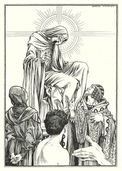 Ilustracja do Kazania na górze (grawerunek) autorstwa Horace J. Knowles