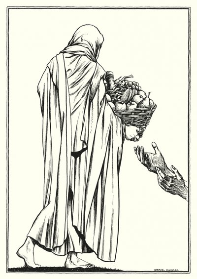 Ilustracja do Kazania na górze (grawerunek) autorstwa Horace J. Knowles